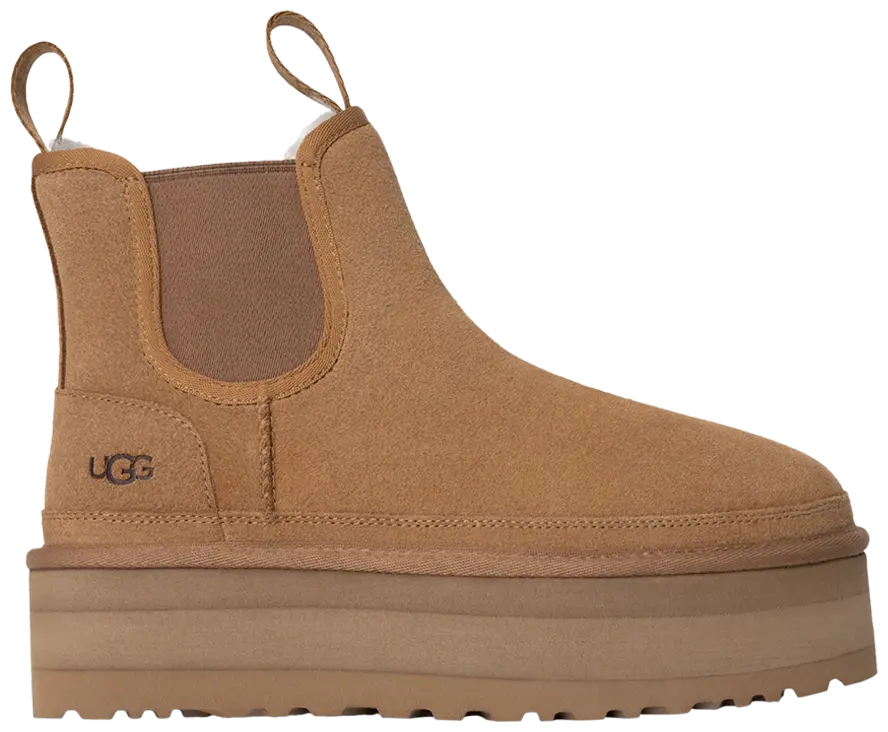 UGG Wmns Neumel Platform Chelsea Boot 'Chestnut'