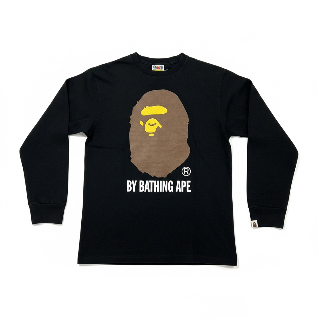 Bape longsleeve noir