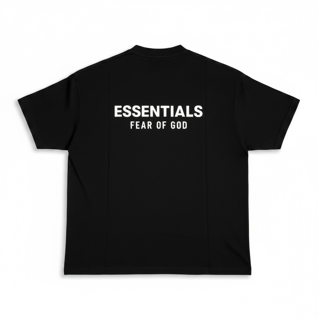Fear Of God Essentials Jersey Crewneck T-Shirt Black