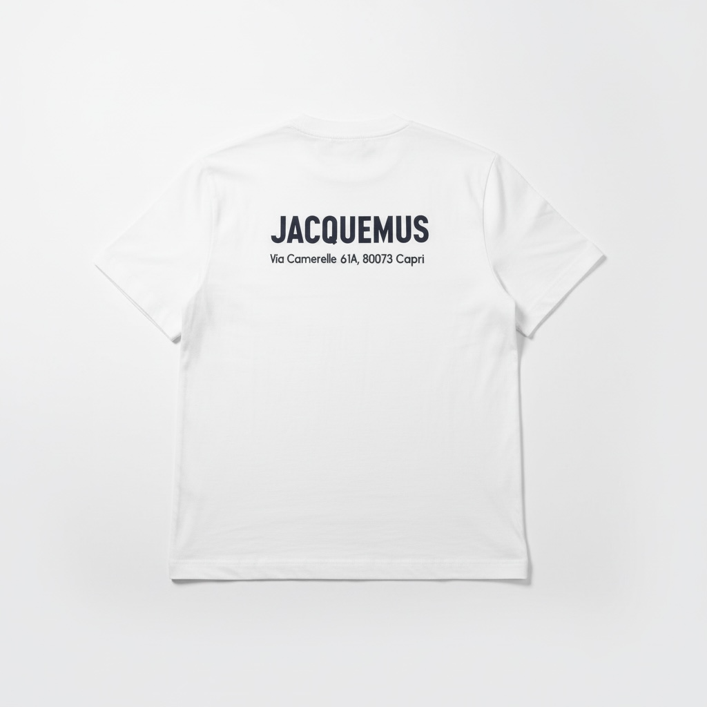 T-shirt blanc Jacquemus l'adresse