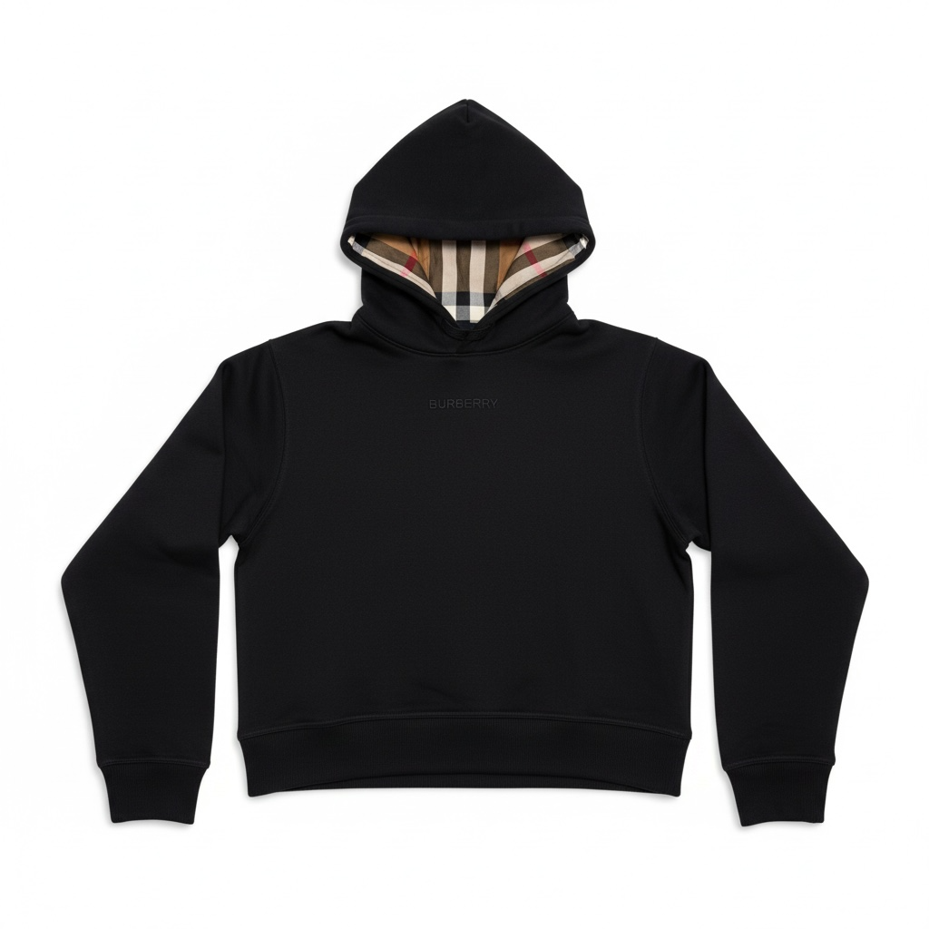 Pull à capuche noir femme - Burberry