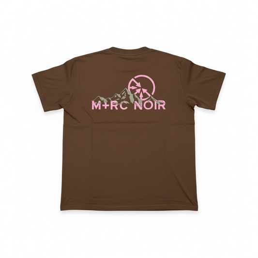 T-shirt marché noir marron