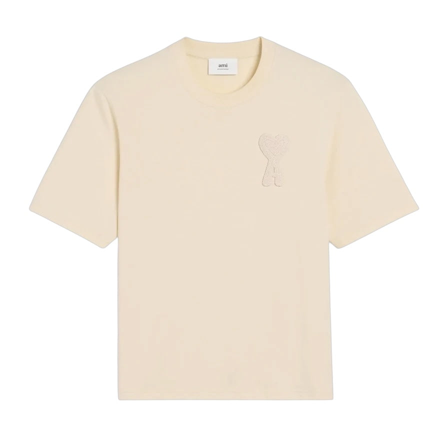 T-Shirt Beige Patch Ami de Coeur Beige