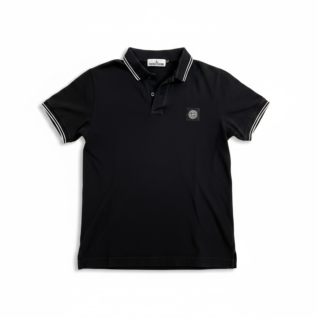 Stone Island polo noir
