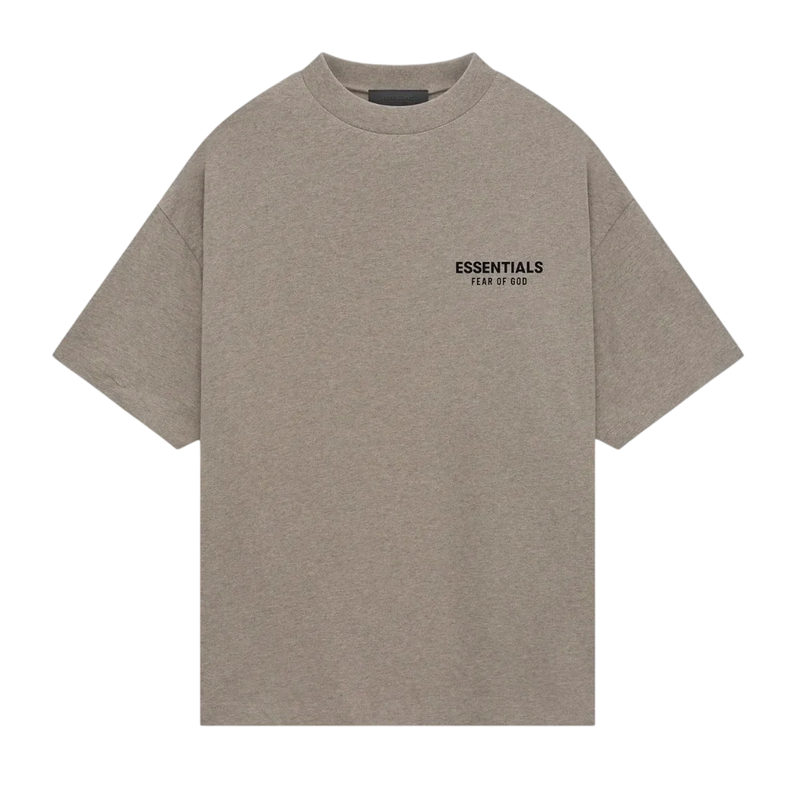 Fear of God Essentials Jersey Crewneck Tee Heather Grey