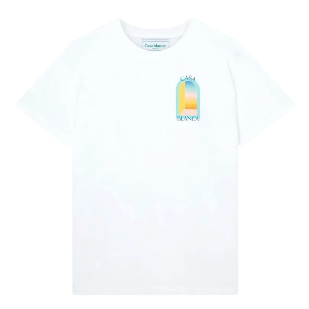 T-shirt Casablanca L'Arche Colorée White
