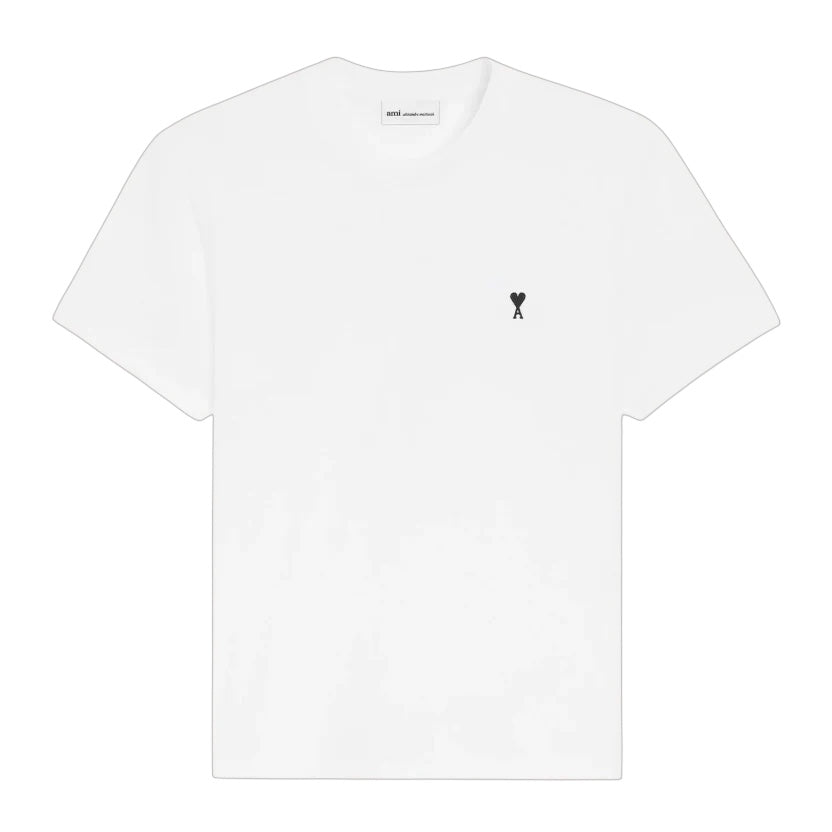 T-shirt blanc coeur bleu  Ami