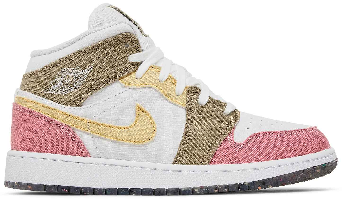 Air Jordan 1 Mid SE GS 'Pastel Grind'