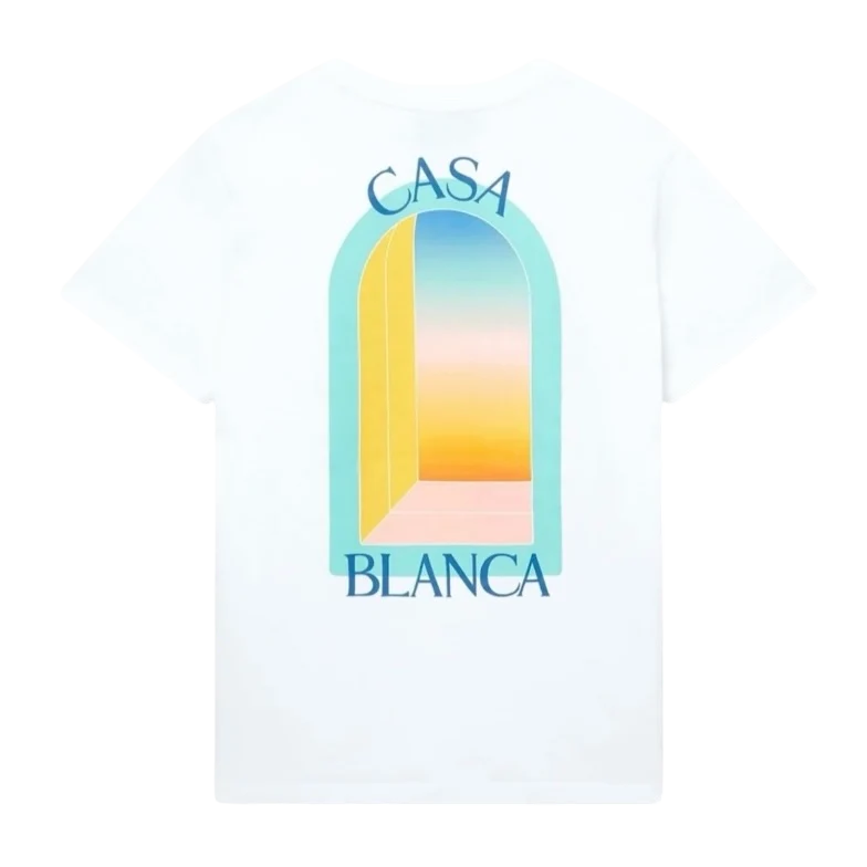 T-shirt Casablanca L'Arche Colorée White