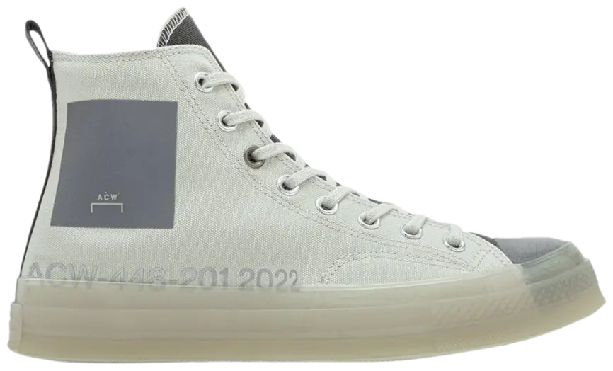 A-Cold-Wall* x Converse Chuck 70 High 'Silver Birch'