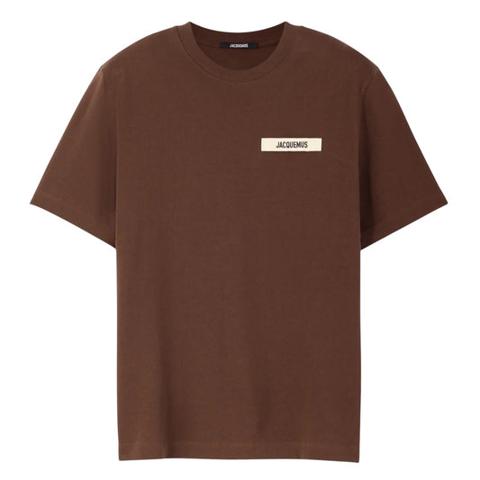 T-shirt Gros Grain Jacquemus Dark Brown