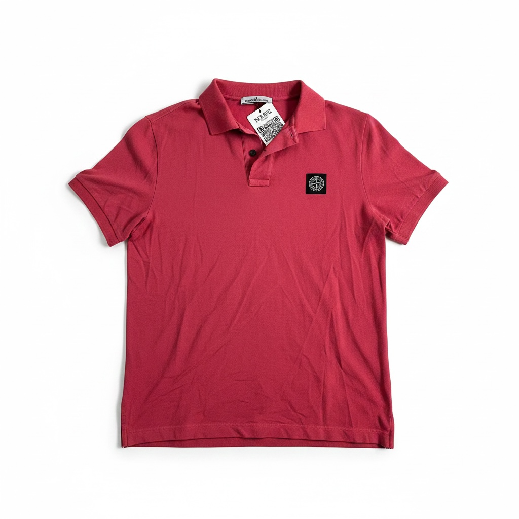 Stone Island polo rouge