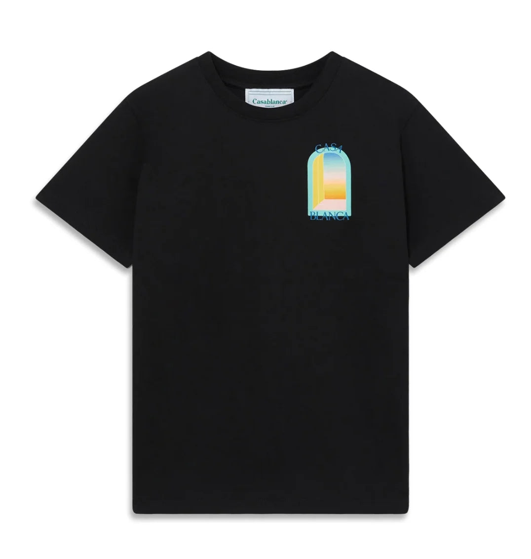 T-shirt Casablanca L'Arche Colorée Black