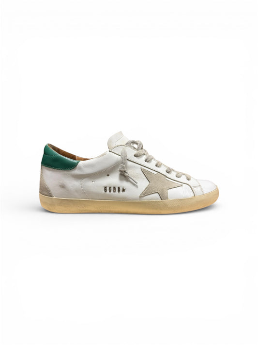Golden goose super stars blanche et verte