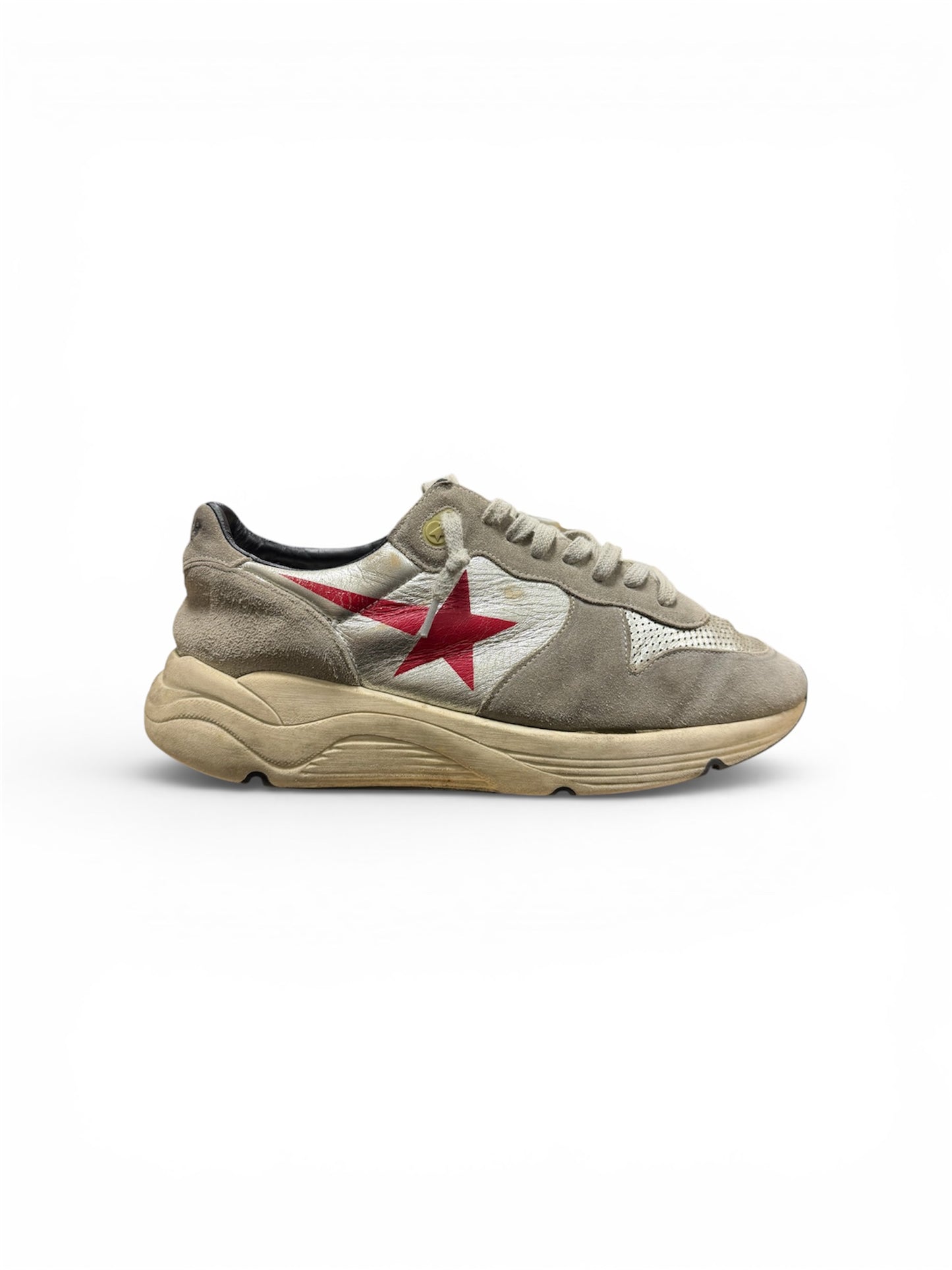 Golden goose running grise