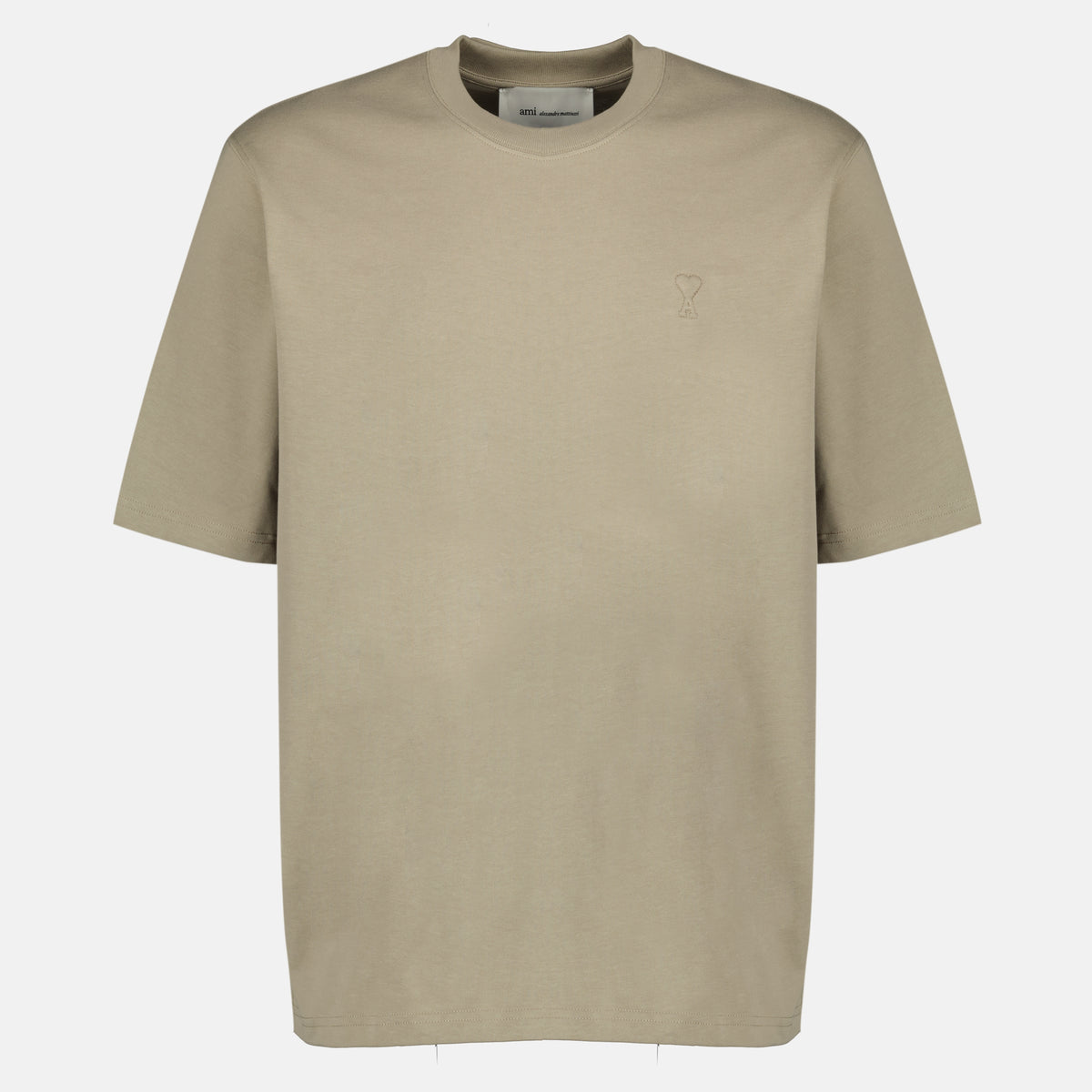 T-shirt Ami de coeur beige kaki