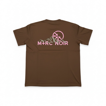 T-shirt marché noir marron