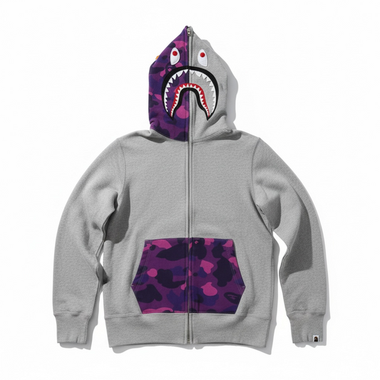 Baper - Shark full zip hoodie