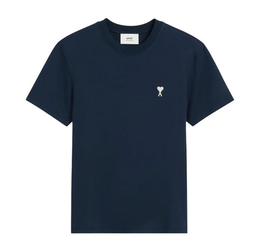 T-shirt Ami bleu Marine coeur blanc