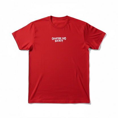 T-shirt Rouge Quartier Sud