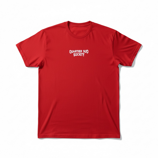T-shirt Rouge Quartier Sud