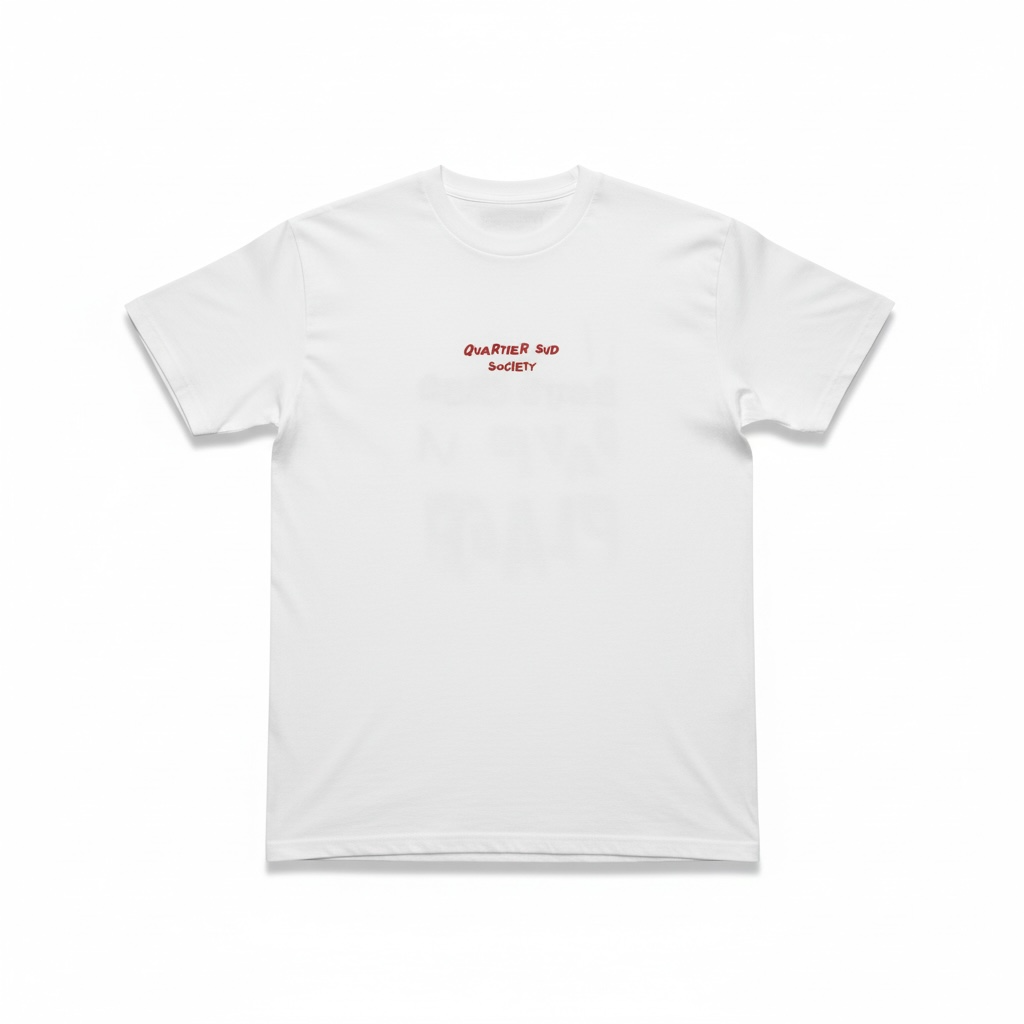 T-shirt "sous les pavés la plage" Quartier Sud