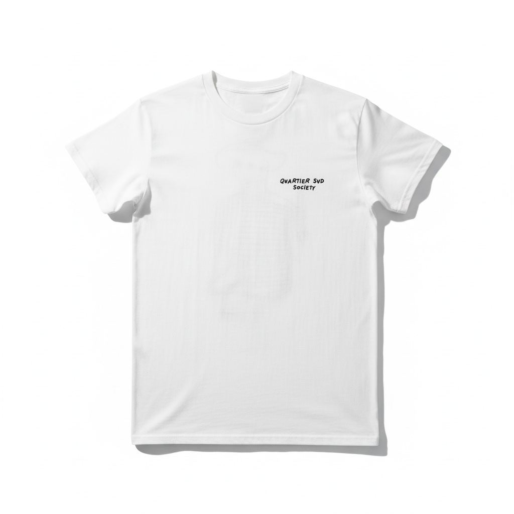 T-shirt blanc Picasso Quartier Sud