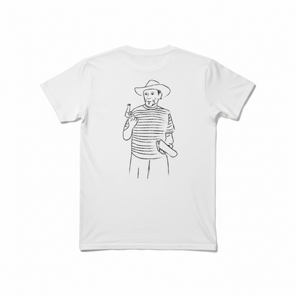 T-shirt blanc Picasso Quartier Sud