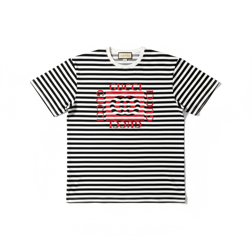 T-shirt à Rayure Gucci