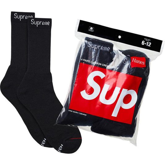 Supreme Crew Socks Black