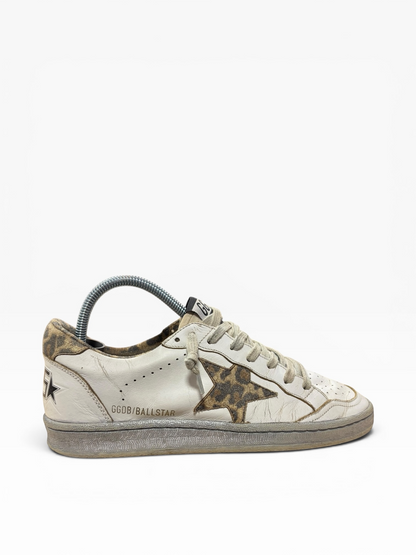 Golden Goose ball star grise et blanche