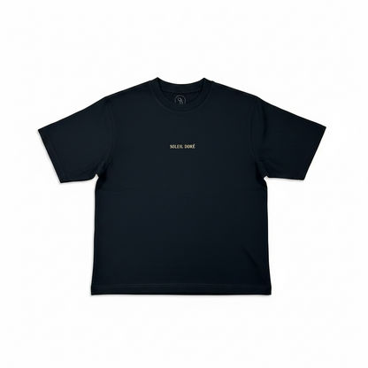 T-shirt Soleil Doré noir