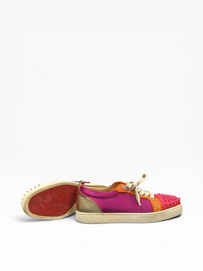 Louboutin rose et orange