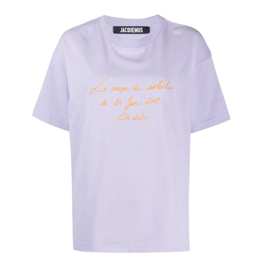 Le t-shirt Coup de Soleil Jacquemus Purple